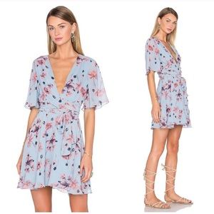 House of Harlow 1960 Revolve Floral Wrap Dress